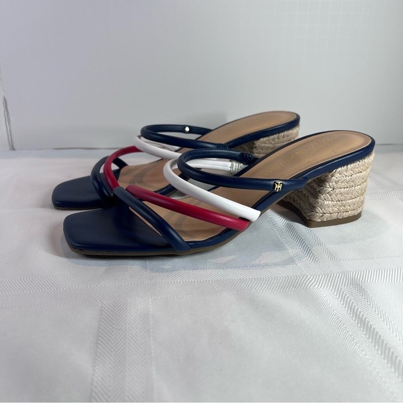Tommy Hilfiger Women's Multicolor Strappy Sandals - Picture 2 of 9